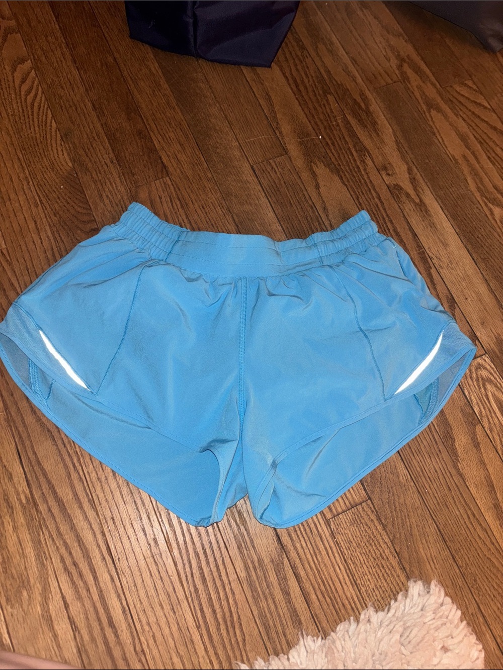 Light Blue Women's Athletic Running Shorts
